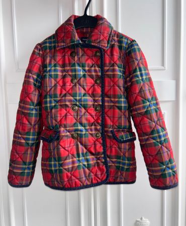Ralph Lauren girls quilted barn coat 8-10 Y NP 289 NEW
