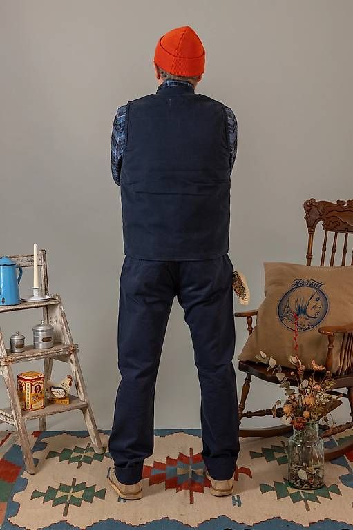 Gilet & Giacche: Hen's Teeth PADDED CANVAS VEST  – Nuovo e nell'imballaggio originale da Goldau venduto da locherrogerio 4
