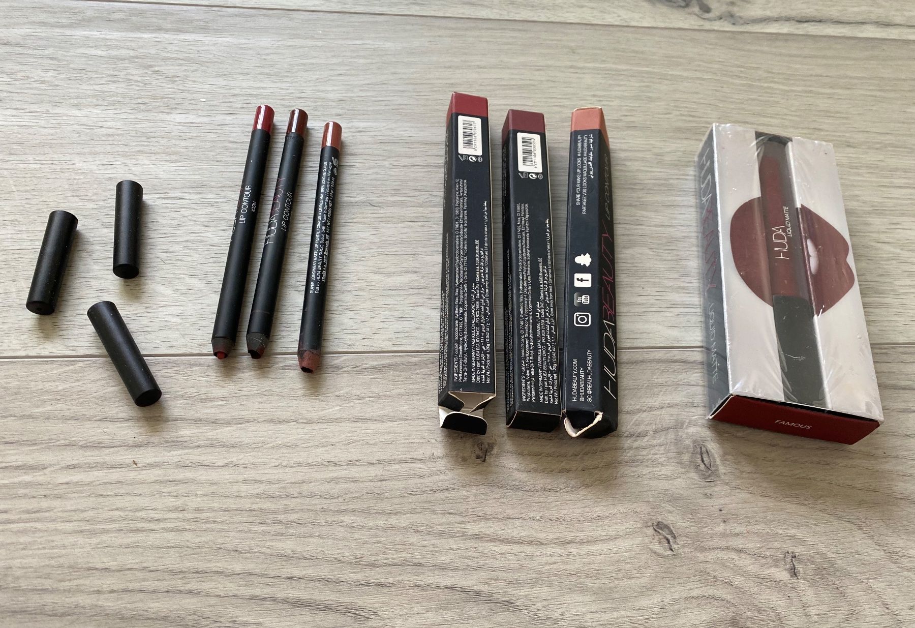 Make-up: HUDA beauty  Lippenstift  Lippengloss Lipliner – Gebraucht aus Dottikon von 6571 1