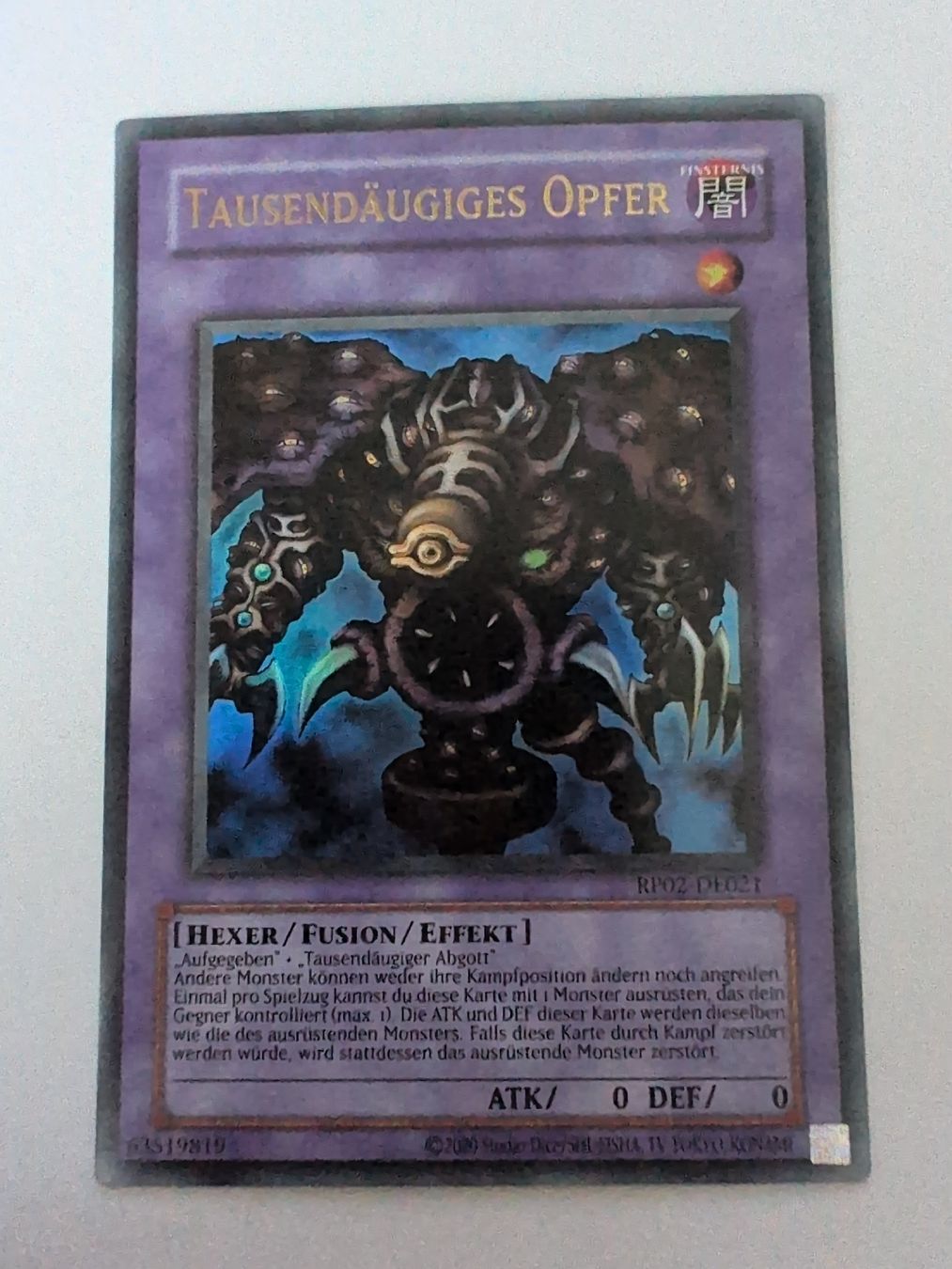 Yugioh Sammelbilder & Trading cards: Tausendäugiges Opfer (Thousand-Eyes Restrict) – Neu (gemäss Beschreibung) aus Märstetten von eri_9lt8