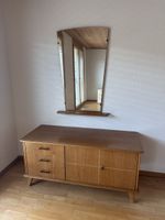 Sideboard mit Wandspiegel 50er Jahre Vintage