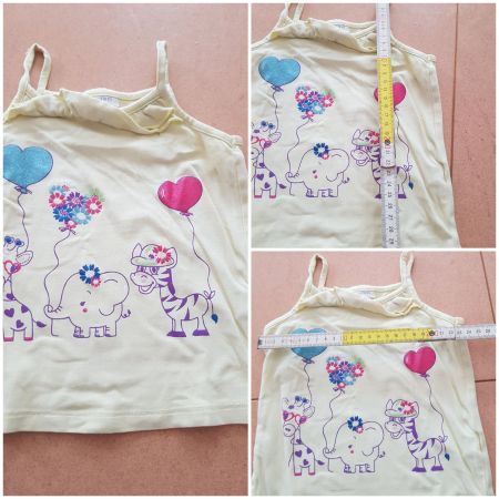 Träger T-Shirt für Mädchen Grösse 86 von fagottino