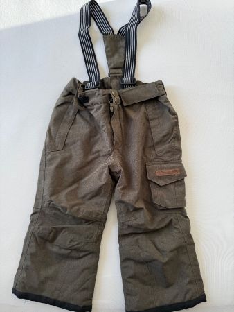 Warme Skihose Gr. 92/98, Farbe khaki, guter Zustand