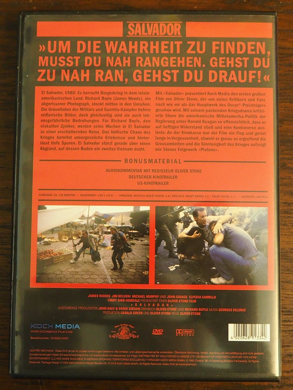 Alle DVDs: Salvador / James Woods – Gebraucht aus Chur von big_5zx8 1