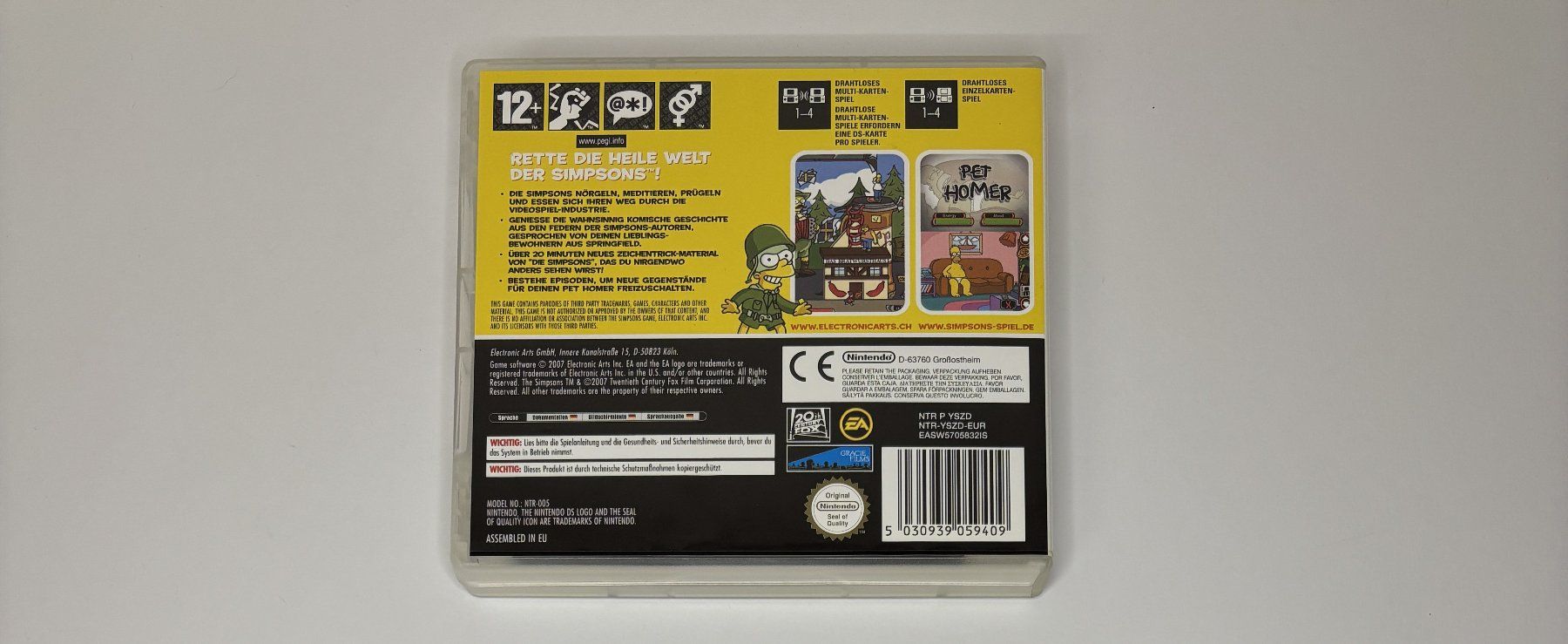 Giochi: NDS - Die Simpsons - Das Spiel – Usato da Allschwil venduto da bul_5pmr 2