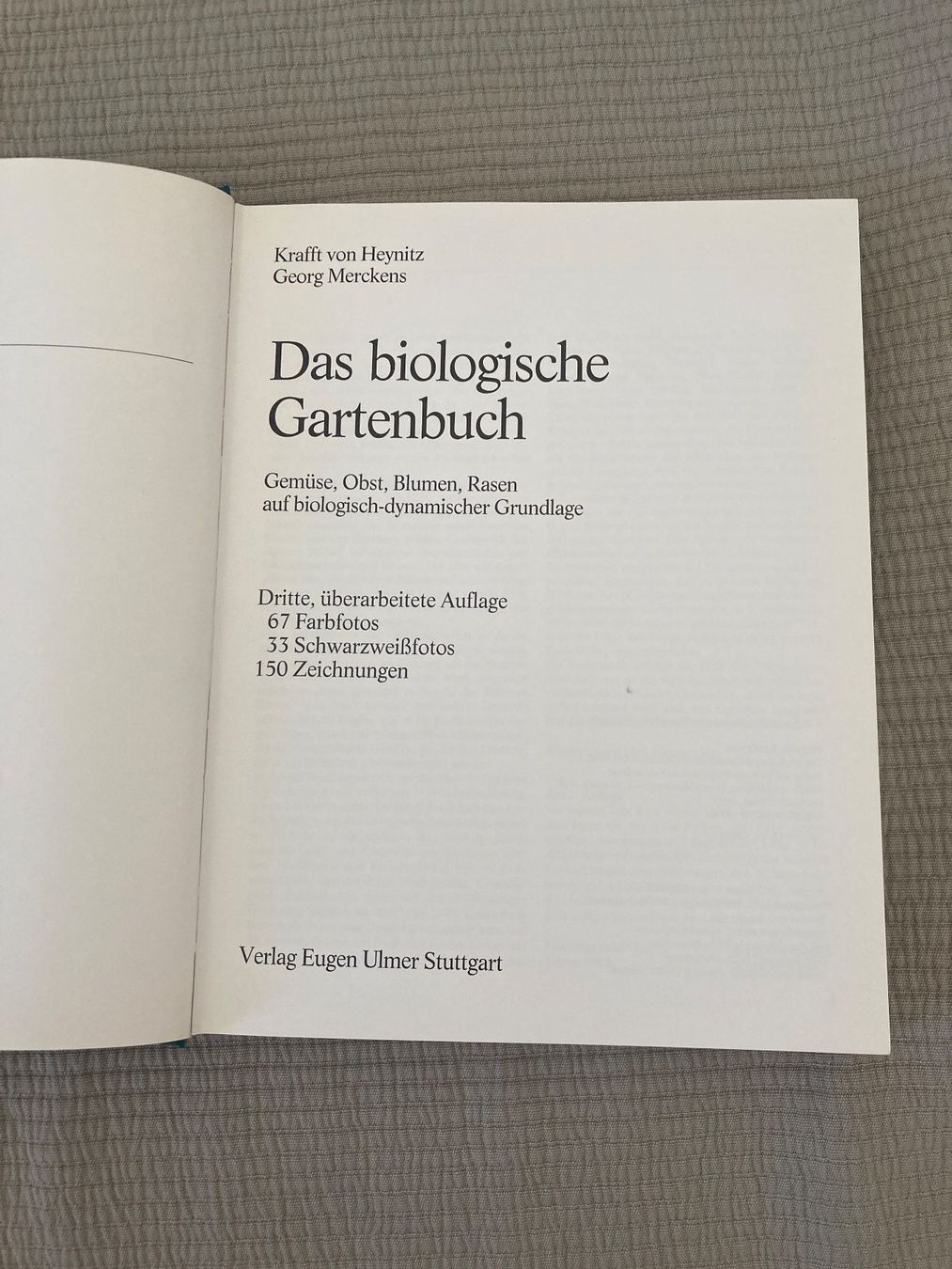 Bücher: Das biologische Gartenbuch – Gebraucht aus Zollikofen von schildi13 1