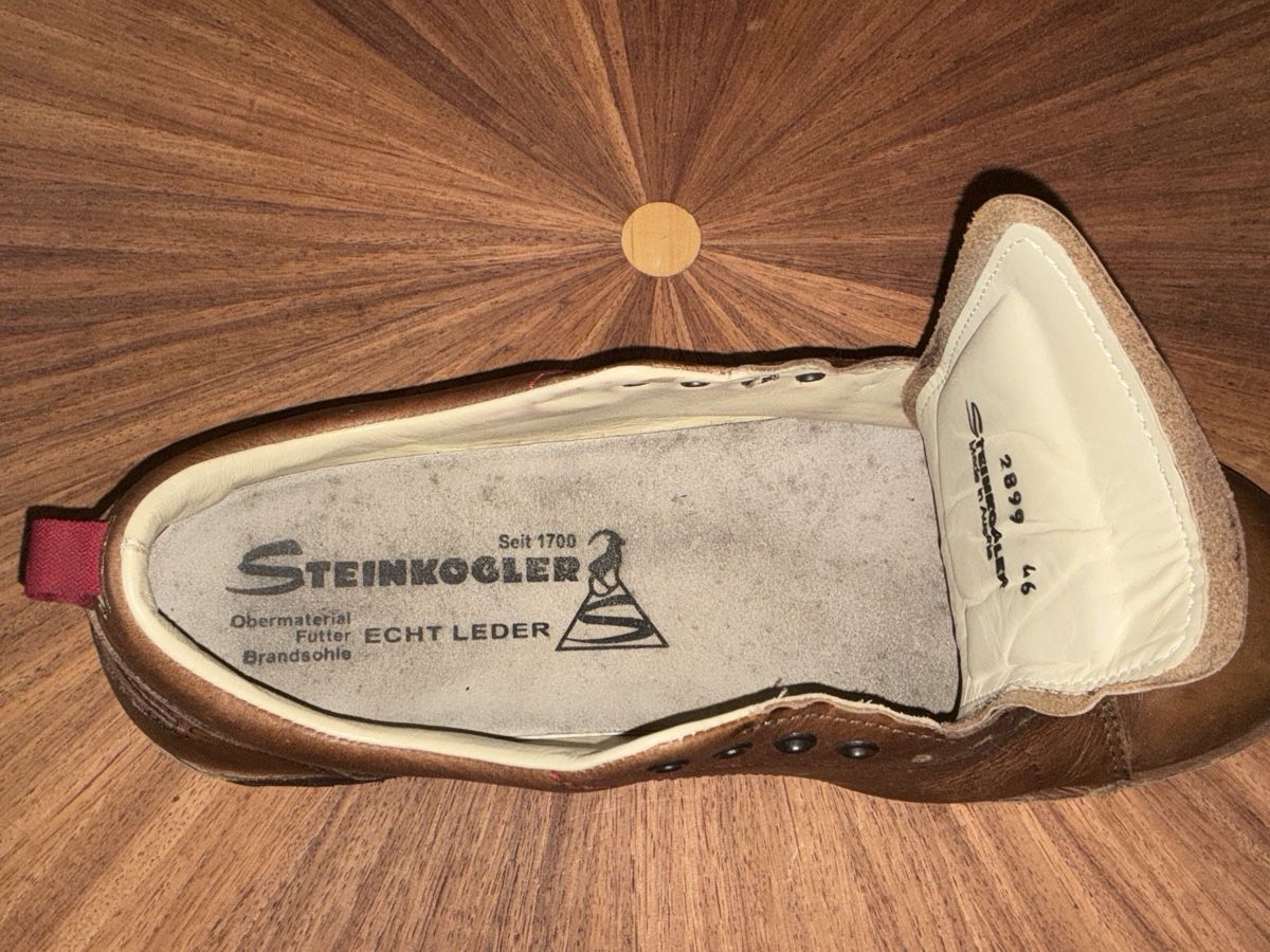 Herrenschuhe: Steinkogler Leder Schuhe braun Grösse 46 – Gebraucht aus Gams von Minty888 4