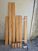 Bettrahmen 2.00 x 1.40 Buchenholz massiv mit Füssen gebrauch