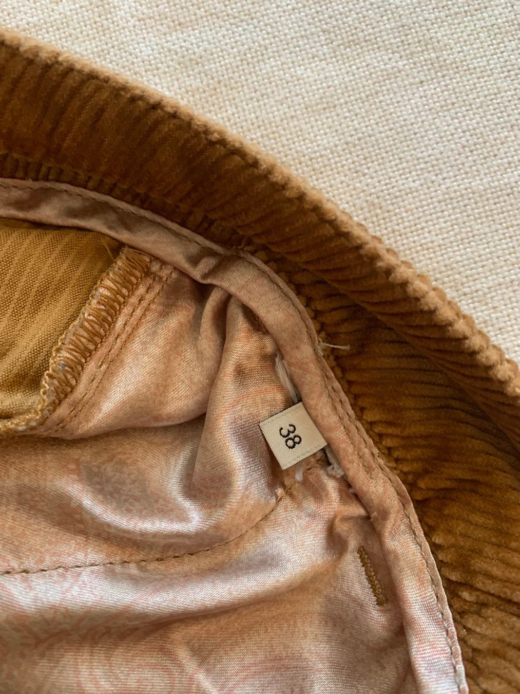 Mos mosh Pantaloni: MOS MOSH Hose Cord Camel Gr. 38 – Usato da Thun venduto da Crown7 4
