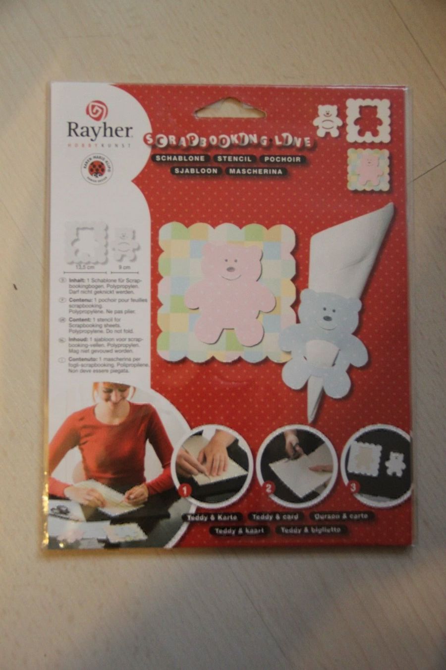 Sciablone: Scrapbooking Schablone Bär – Nuovo e nell'imballaggio originale da Walterswil SO venduto da peiper2 1