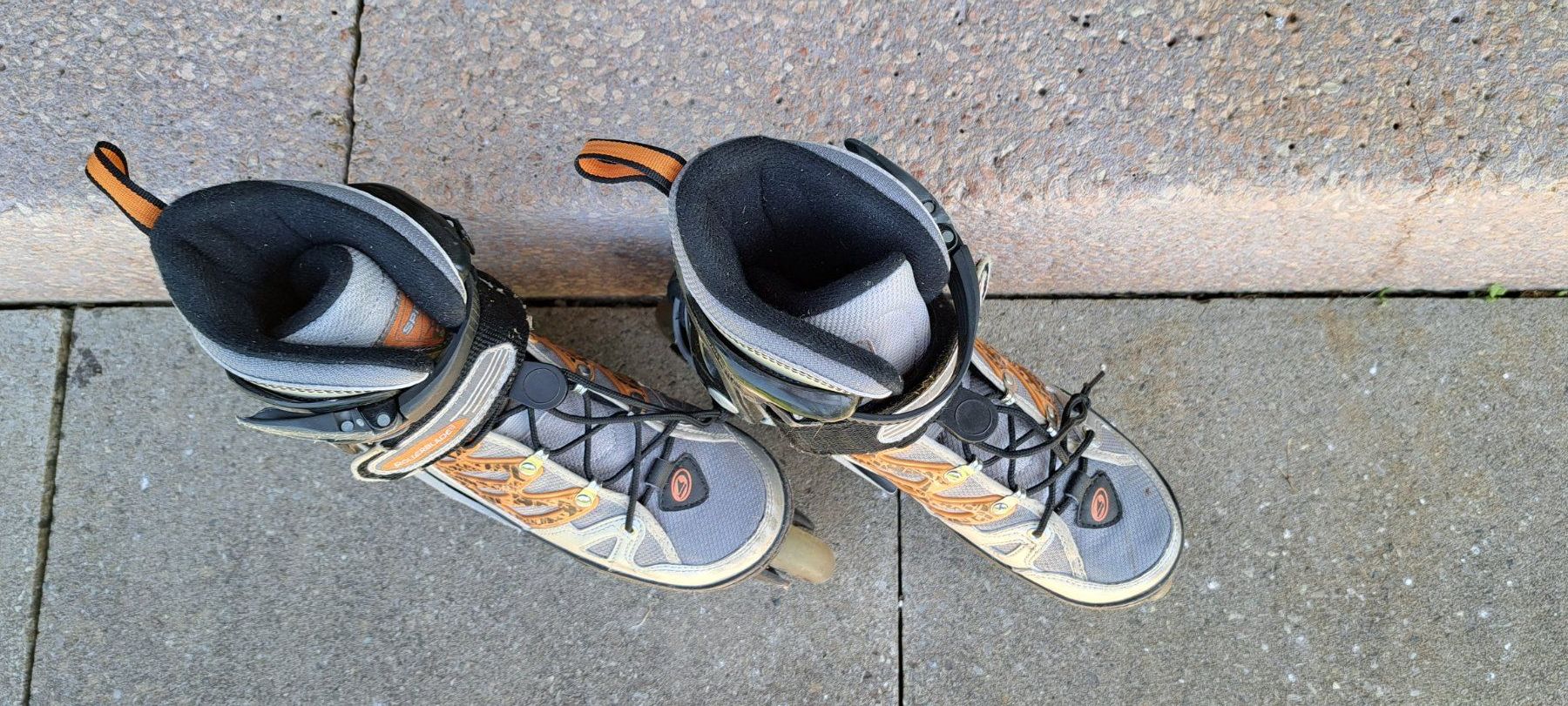 Inline-Skating & Rollschuhe: Rollerblade Grösse 33 bis 36.5 Grössenverstellbar – Gebraucht aus künten von himelblau 3