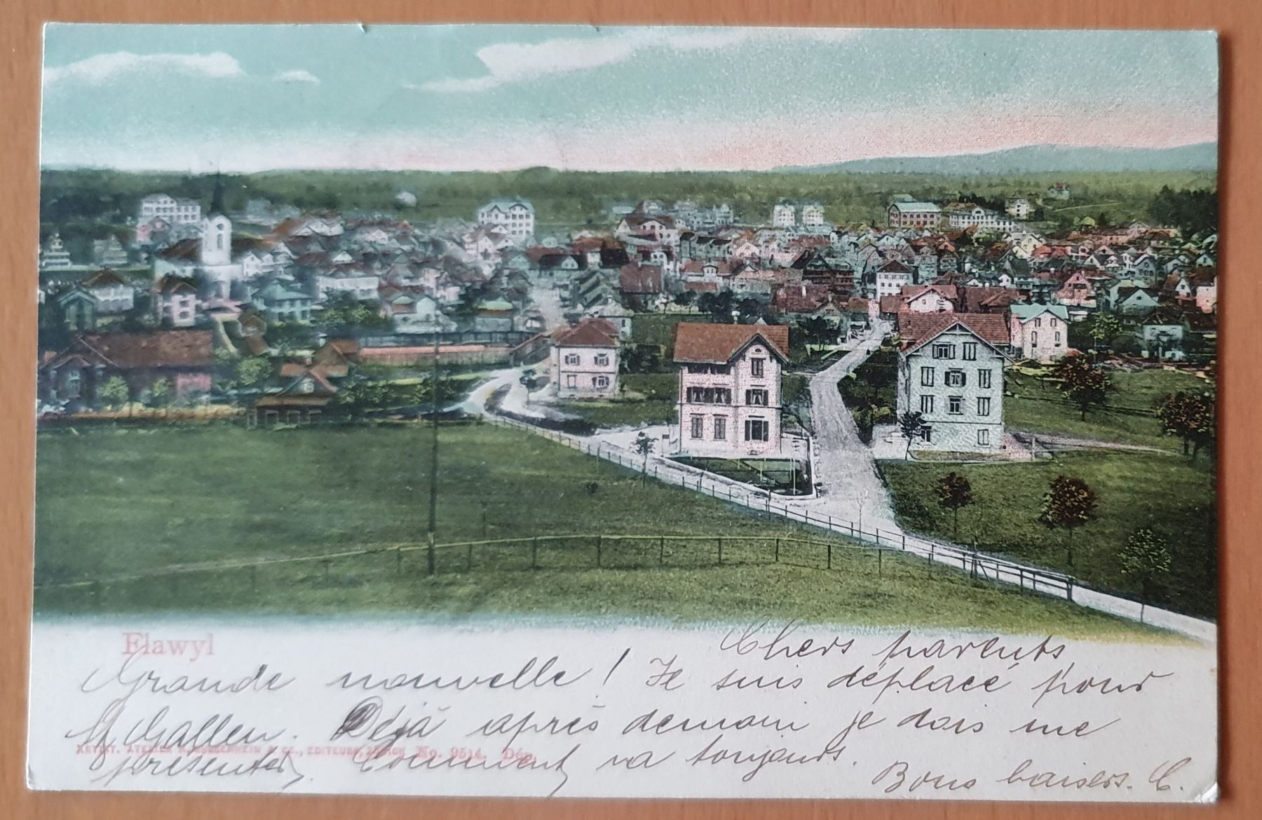 Cartoline postali: Flawyl 1905 – Usato da Kreuzlingen venduto da Rschweiz1