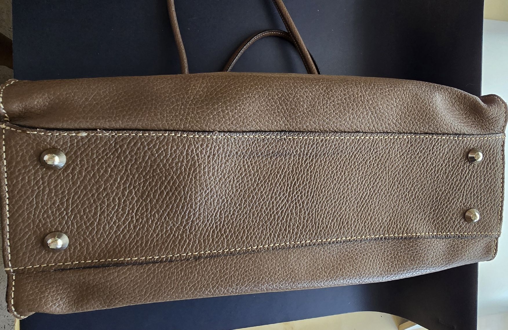 Borse da donna: Handtasche Leder taupe – Usato da Oberweningen venduto da tigerwutz 3