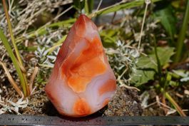 Karneol   Flamme    9cm x 7cm   WOW   Räumung    (1)