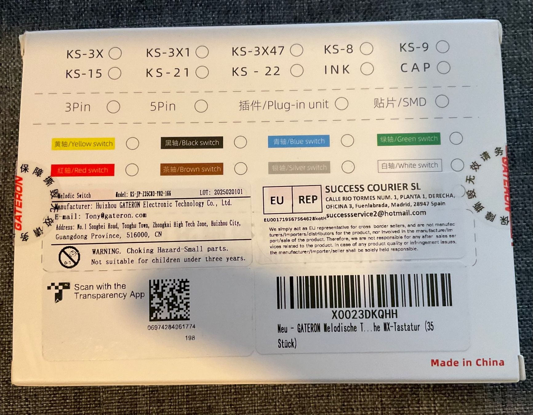 Tastaturen: 35 GATERON MELODIC 5Pin Clicky Switches – Neu (gemäss Beschreibung) aus Bex von jqu_fnk6 2