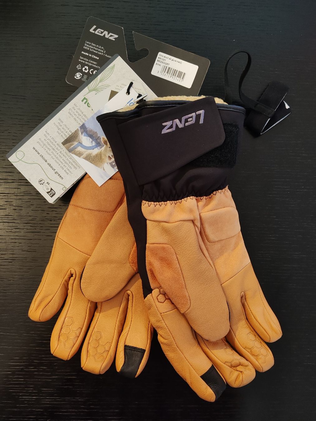 Altri accessori da uomo: Lenz Think About Skihandschuhe, brown, Herren L/10 - Neu – Nuovo e nell'imballaggio originale da Bern venduto da PrettyGood 2