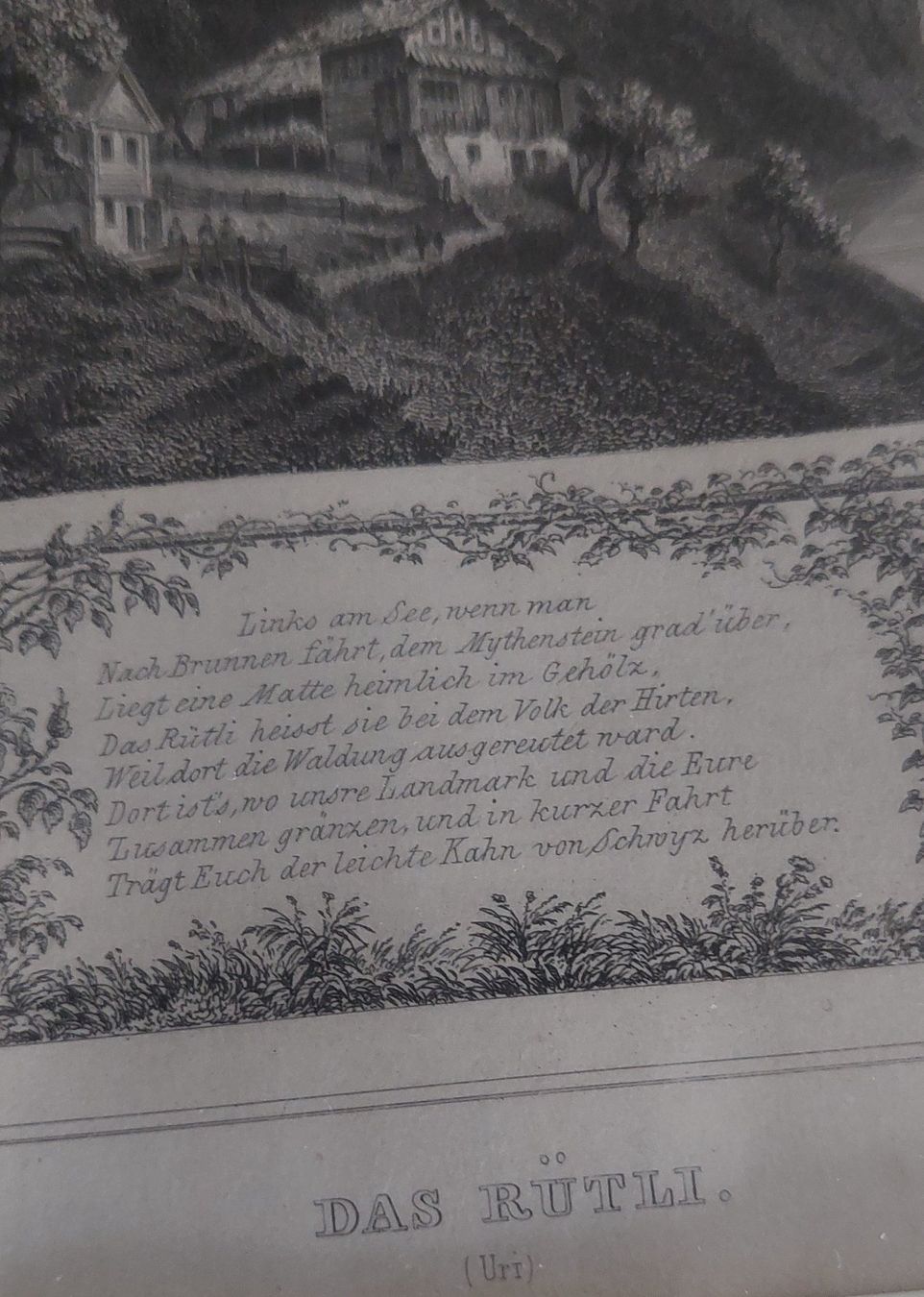 Stiche: Gravure ancienne du Rütli – Gebraucht aus Tschugg von uldrypr 1