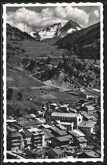 Cartoline postali: AK Orsières, Route du St. Bernard – Usato da Berlin venduto da bartko-reher
