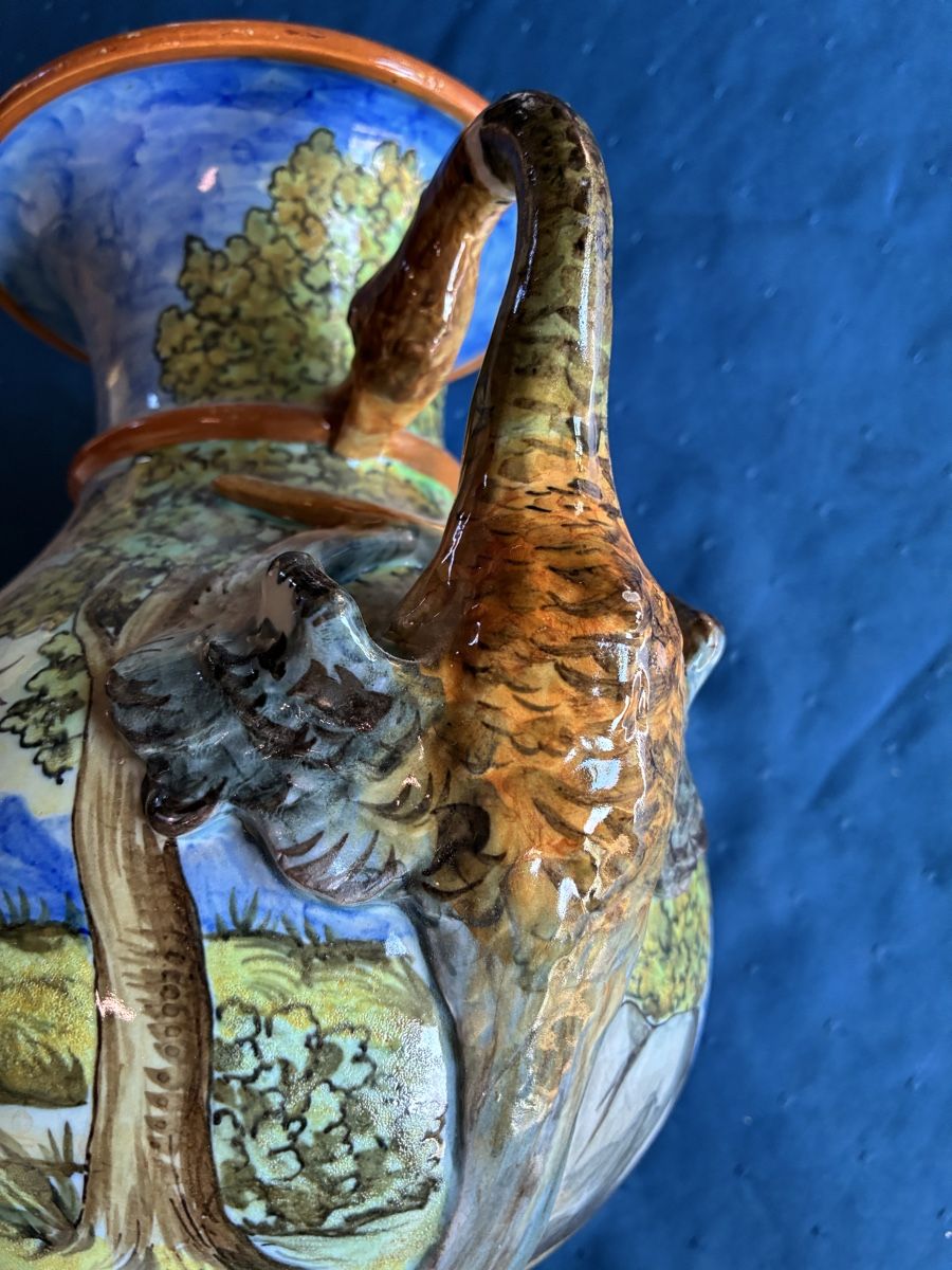 Ginori Vasen & Gefässe: Ginori Henkelvase – Gebraucht aus Dornach von Rosengarten 2