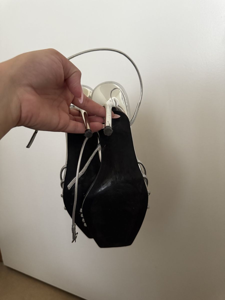 Damenschuhe: Heels Silber Grösse 37 – Gebraucht aus Zürich von fat_7ls7 2