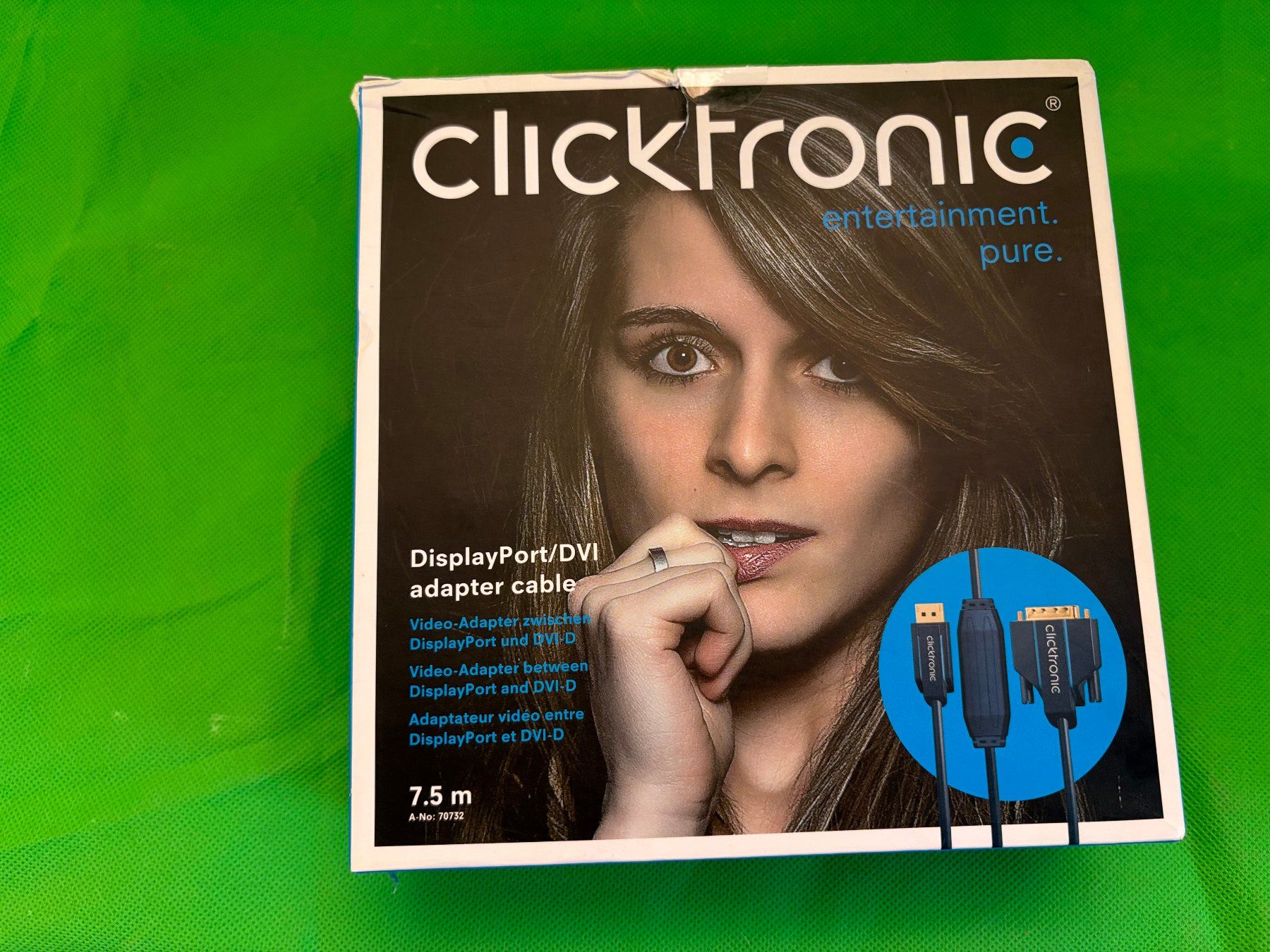 Kabel: Clicktronic DP nach DVI 7.5m – Neu und originalverpackt aus Kilchberg ZH von bionicdog 1