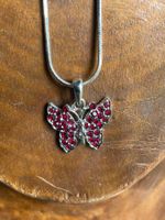 ANDREANI Halskette Schmetterling mit Strasssteinen/OVP