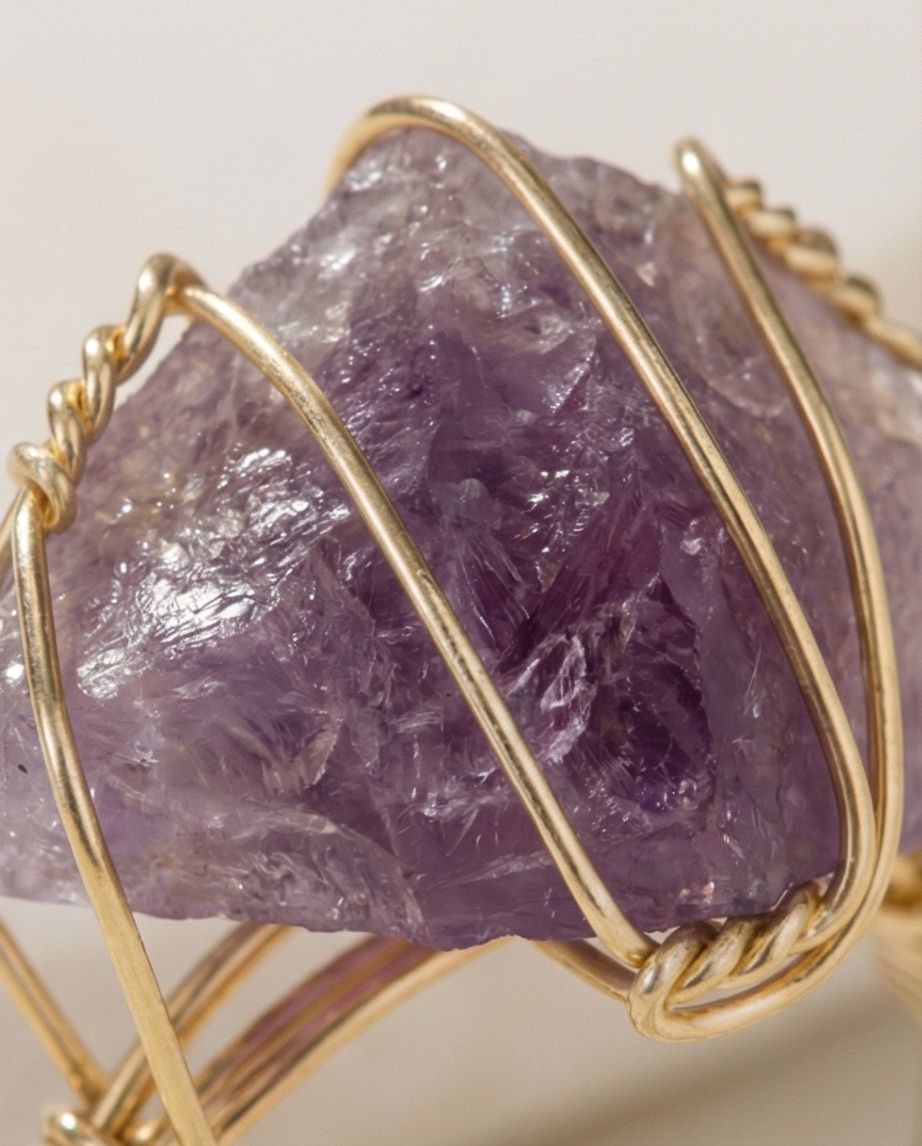Ringe: Bague améthyste brute dorée - neuve – Neu (gemäss Beschreibung) aus Vuisternens-Romont von gol_xp6p 1