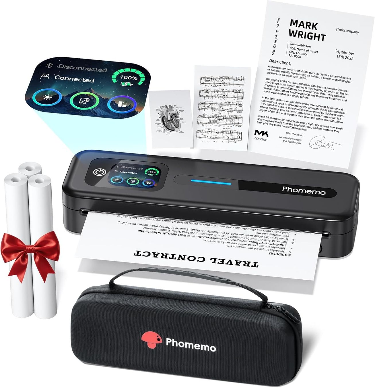 Stampanti: Mobiler A4 Thermodrucker 300DPI Bluetooth – Nuovo e nell'imballaggio originale da Suhr venduto da SchnapperCH