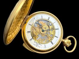 Berney 5 Min Repetition Taschenuhr Handaufzug 50mm *U870