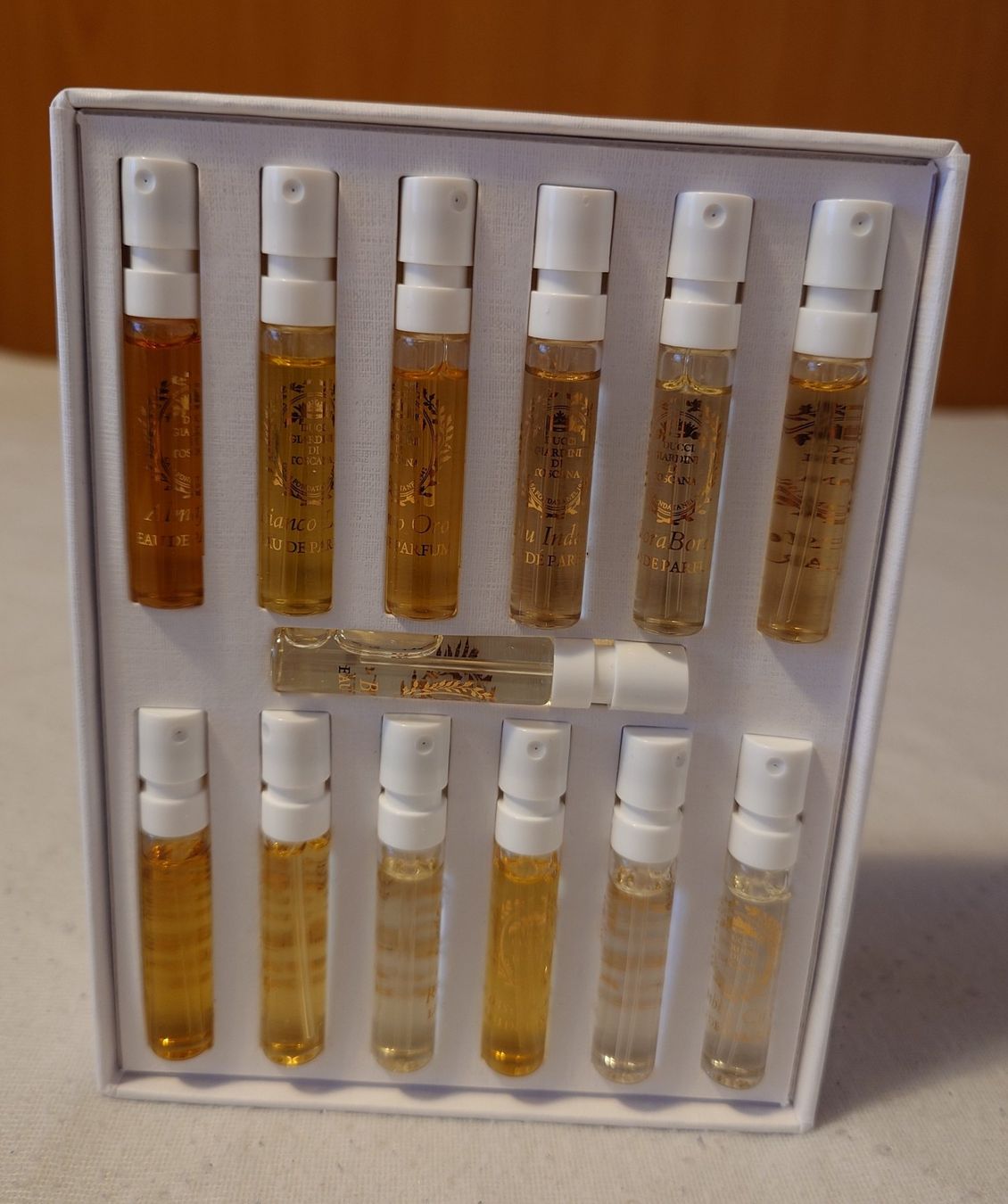 Profumi & Eau de Toilette: Giardini di Toscana Discovery Kit 13 x 2 ml – Nuovo (secondo la descrizione) da Luzern venduto da Vegeta3000 4