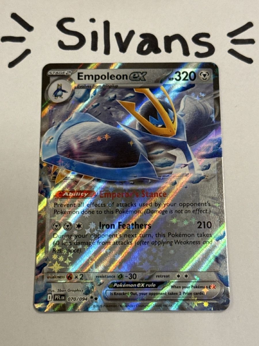 Pokémon Carte collezionabili: Empoleon ex PFL 070 Phantasmal Flames Englisch – Nuovo (secondo la descrizione) da Wil SG venduto da Silvans