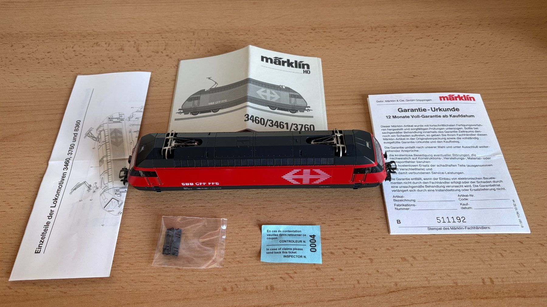 Märklin Modellini di ferrovie: Train Märklin Re 460 Analogique ho / AC – Usato da Riddes venduto da guz_79mq 7