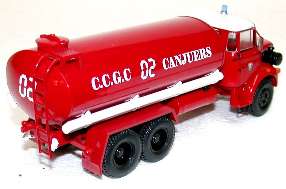 Ixo Presse 1/43 Camion Pompiers Renault GBH 280 6x6 Citerne, In Blister, Usato Ma Come Nuovo - Foto 4