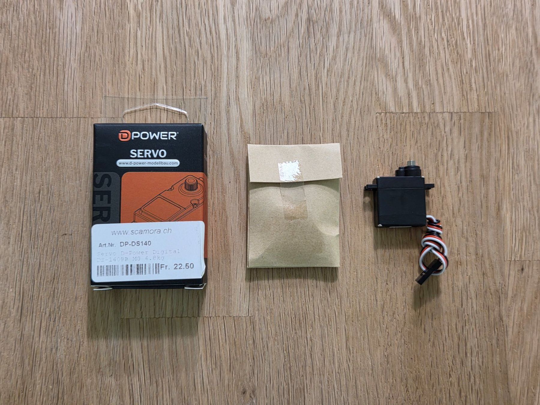 RC Modellbau: D-Power DS-140BB MG Digital Servo Micro - 2 Stück – Neu und originalverpackt aus Rotkreuz von vabu33 3