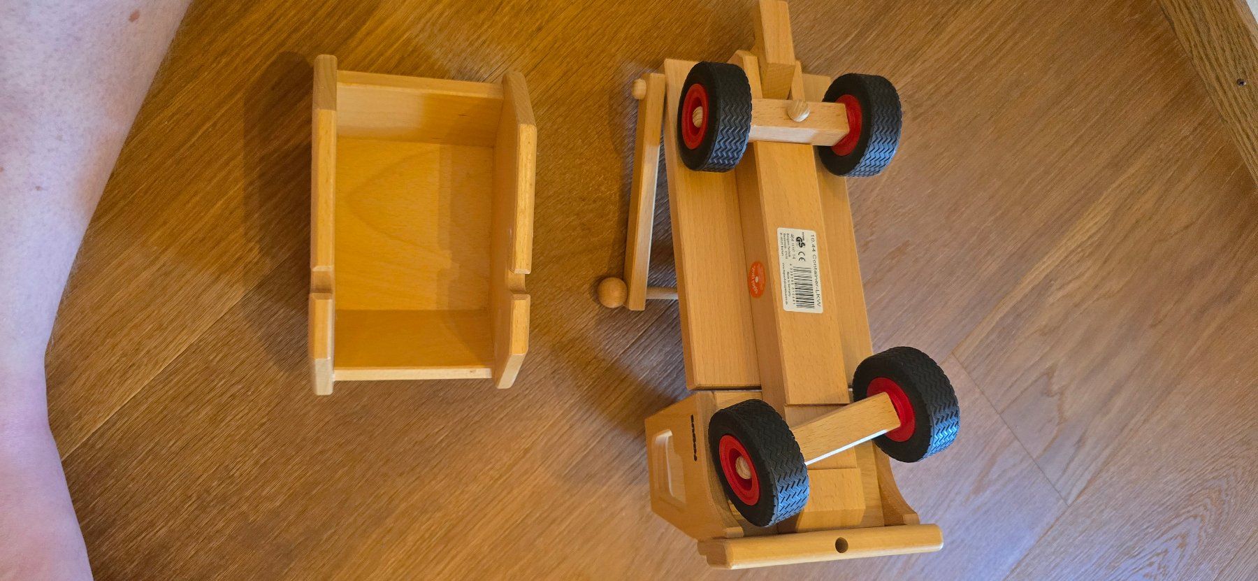 Spielzeuge: Fagus 10.44 Container LKW – Gebraucht aus Rafz von skysurfn4d