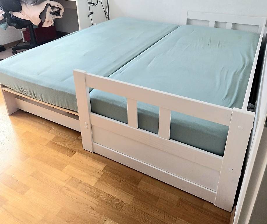 Conforama Letti: Lit gigogne 90x200 bon état – Usato da Fribourg venduto da fairtrade1957
