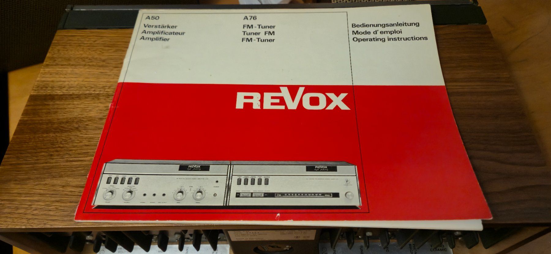 Revox Verstärker: VINTAGE REVOX A 50 – Gebraucht aus Frauenfeld von CP1 3