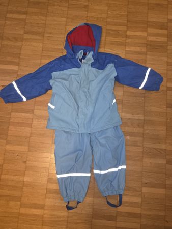 Regenjacke inkl. Hose gefüttert 