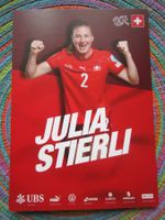 CH DAMEN FUSSALL NATI SPIELERIN AUTOGRAMMKARTE JULIA STIERLI