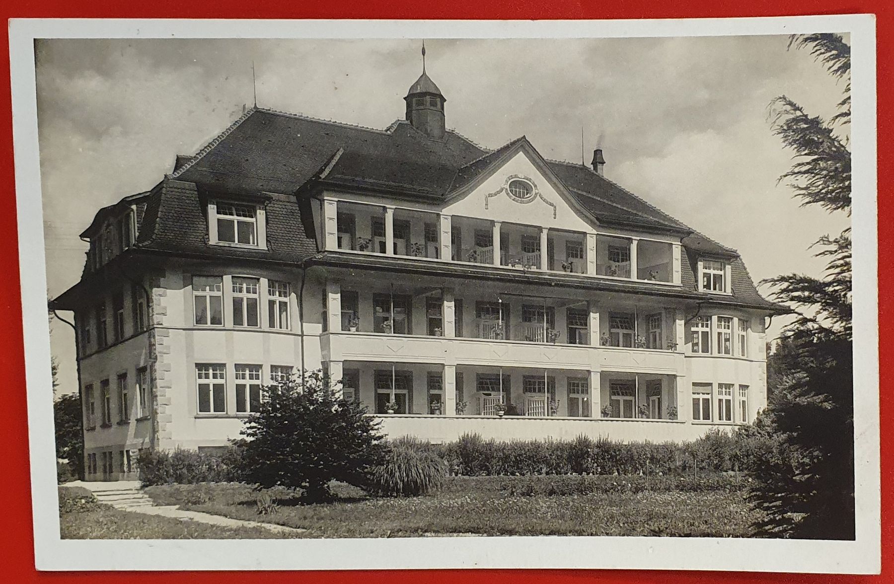 Ansichtskarten: Lachen 1930 - Spital – Gebraucht aus Kreuzlingen von Rschweiz1