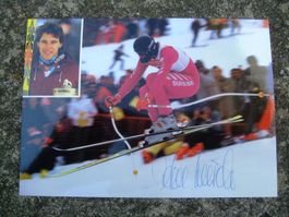 PETER LÜSCHER (CH) SKISTAR AUTOGRAMMKARTE