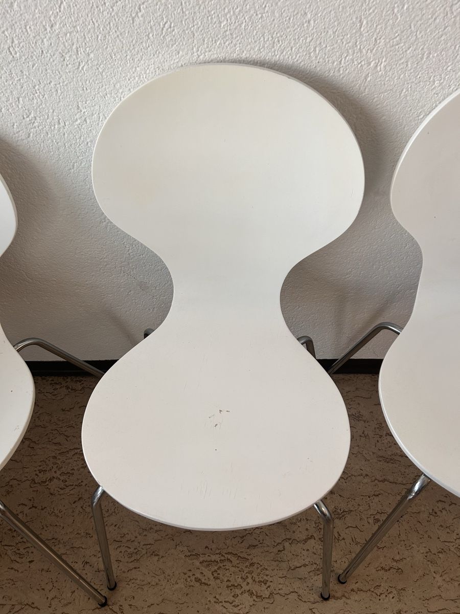 Sedie: 4 Weisse Stühle – Usato da Bern venduto da myb02 3