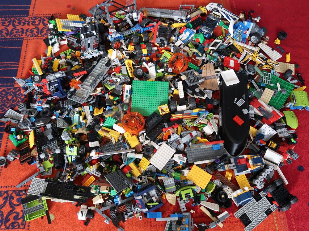 Riesige LEGO Sammlung Bausteine Kiloware basic Steine 6.2 kg Kaufen auf Ricardo
