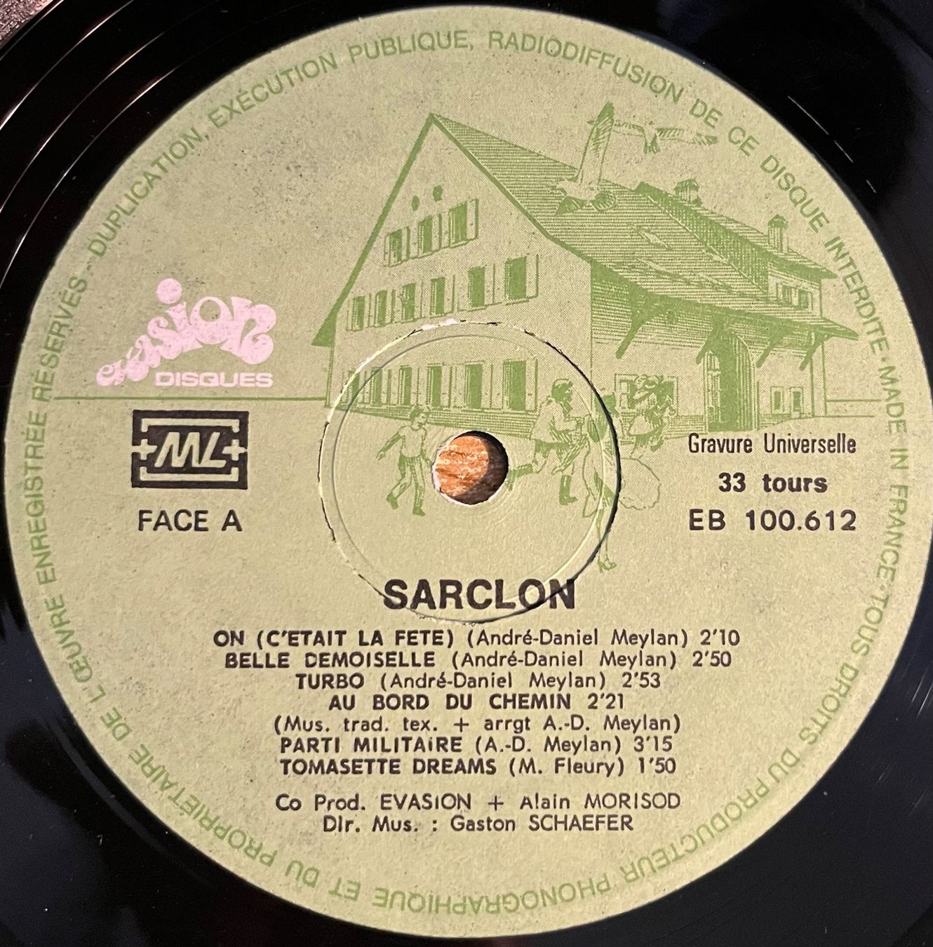 Dischi in vinile: SARCLON - SARCLON - 33 Tours – Usato da Bussigny venduto da vinyl-pas-cher 2