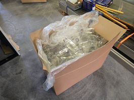 Posten neuer Plastik Weithalsflaschen 500ml ohne Deckel 1.-