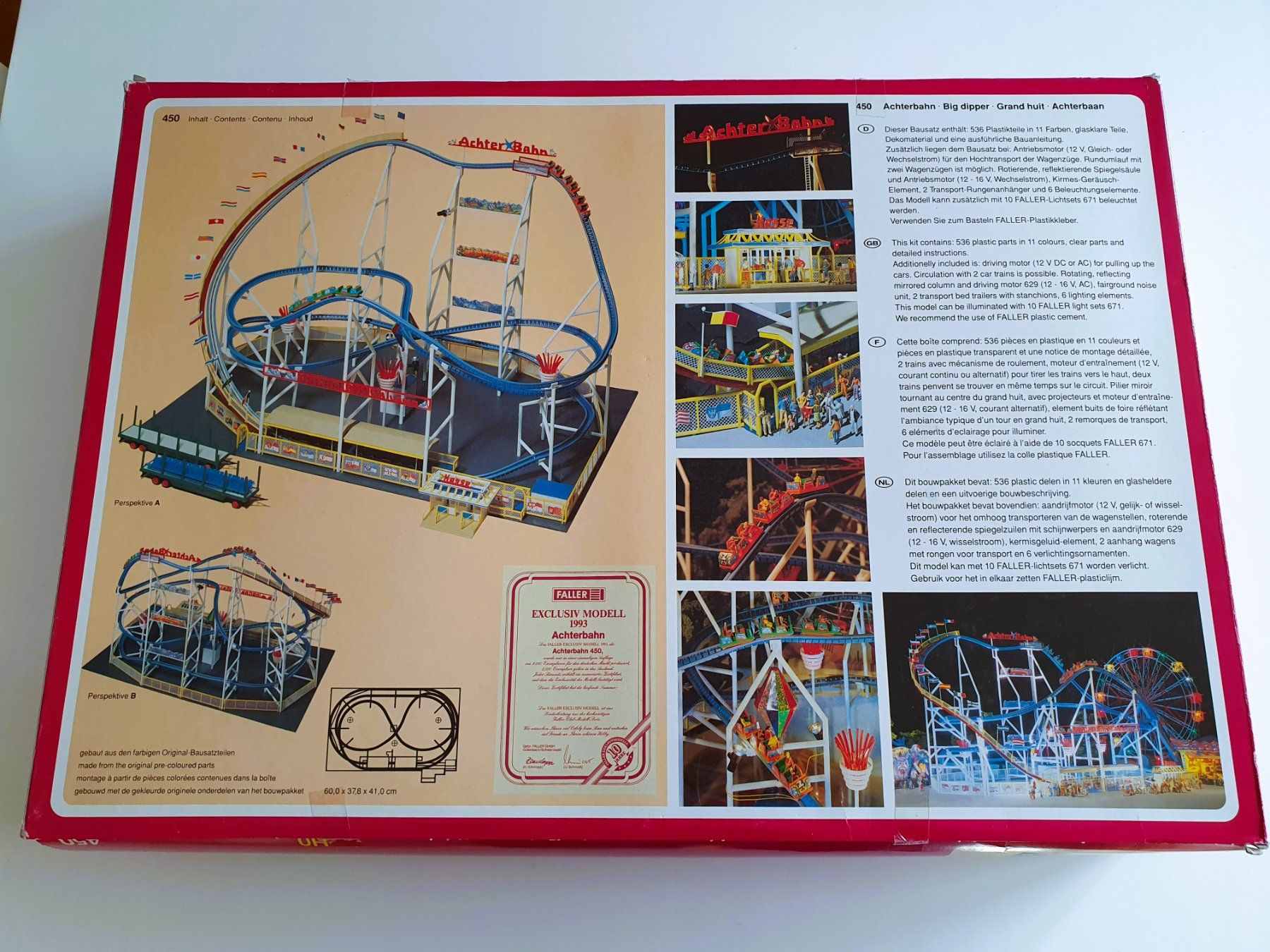 Faller Modelleisenbahnen: Faller HO, N° 450, Roller Coaster, Exclusiv-Modell 1993, neu – Neu und originalverpackt aus Martigny von Abm1000 6