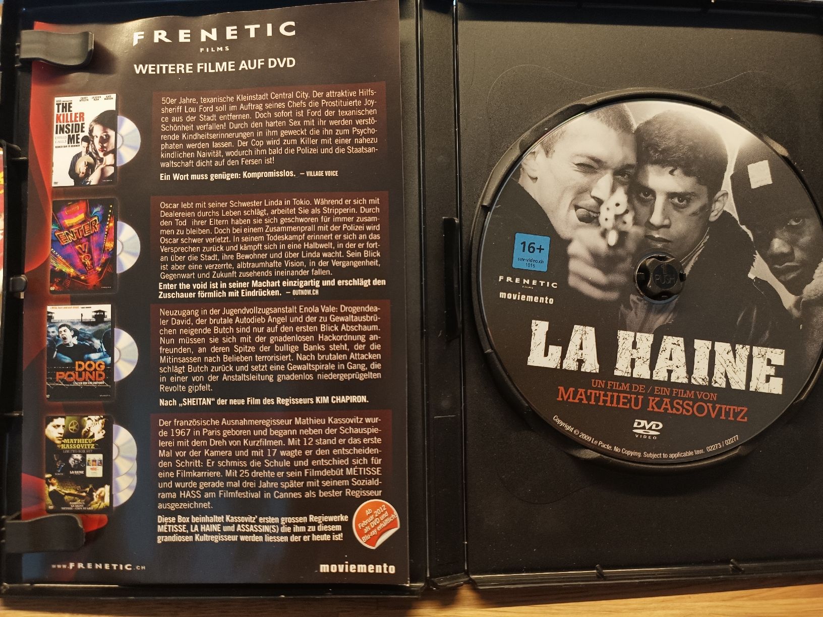Tutti i DVDs: DVD "La Haine" – Usato da Wünnewil venduto da Susuki125gt 2