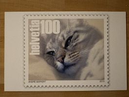 AK mit Tier Briefmarken Motiv von André Seiffert