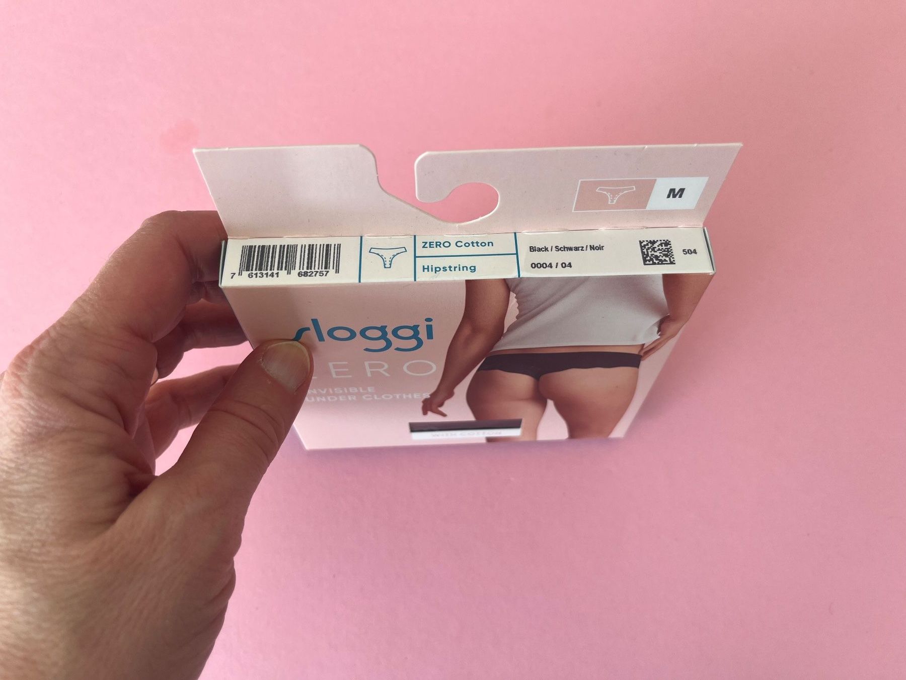 Sloggi Altra biancheria intima: SLOGGI, Hipstring ZERO Cotton, Grösse M, 1 Stück in Schwarz – Nuovo e nell'imballaggio originale da Rudolfstetten venduto da gst_g7xl 1