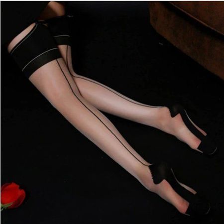 NEUE Straps Stay ups schwarz für Gr. XS, S und M - 223109